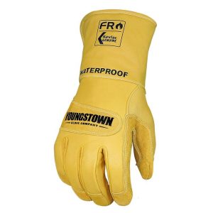 FR Waterproof Leather Work Gloves with Kevlar