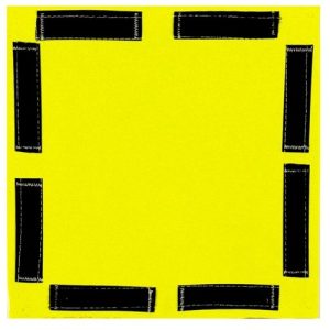 Yellow, Class 0, Type II Zip-On Style Insulating Blanket. 12" x 12"