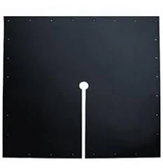 Black, Class 2, Type II Slotted Insulating Blanket. 36" x 36" with 28 Eyelets