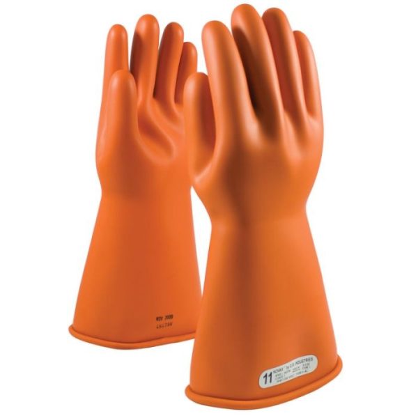 CL1 TYPE I, 14", ORANGE RUBBER INSULATING GLOVES
