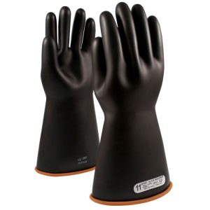 CL1 TYPE I, 14", BLACK/ORANGE RUBBER INSULATING GLOVES