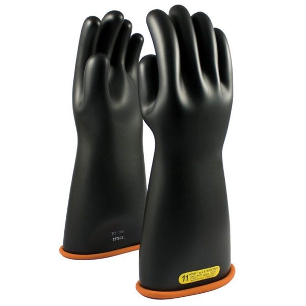 CL2 TYPE I, 16", BLACK/ORANGE RUBBER INSULATING GLOVES