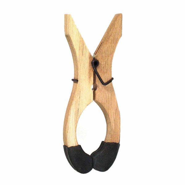 wooden electrical safety blanket clamp pin
