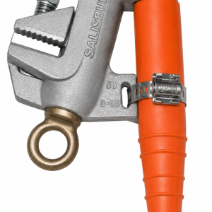 Clamp, Grounding Aluminum, Flat JAW with Eye