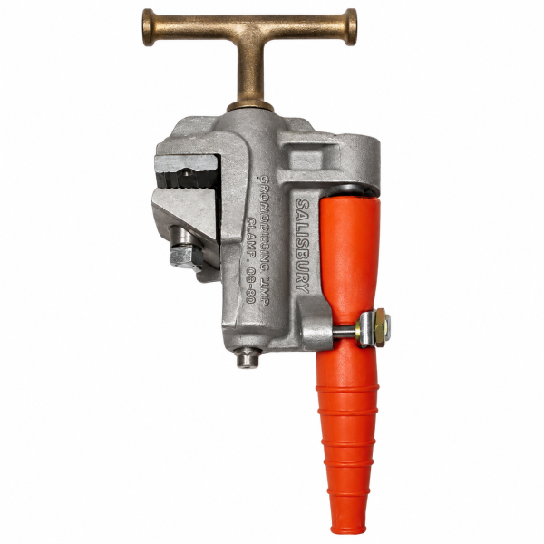 Clamp, Grounding Alum. Flat JAW with T Handle