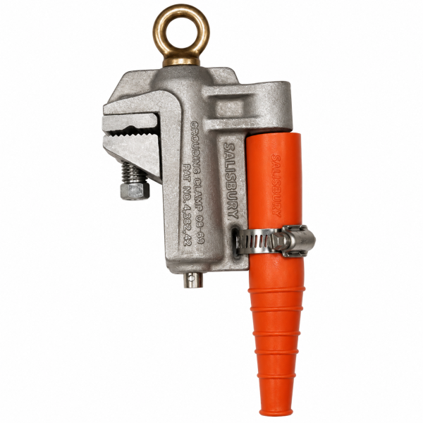 Clamp, Grounding, Alum. Flat JAW with Eye
