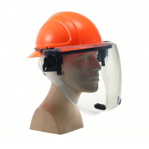 Arc Flash Protection Faceshield Unit for Full Brim Hard Hats