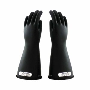 CL1 TYPE I, 14", BLACK RUBBER INSULATING GLOVES