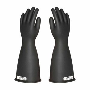 CL1 TYPE I, 16", BLACK RUBBER INSULATING GLOVES