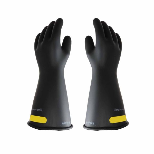 Electriflex CL2 TYPE I, 14", BLACK RUBBER INSULATING GLOVES