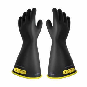 Electriflex CL2 TYPE I, 14", YELLOW/BLACK RUBBER INSULATING GLOVES